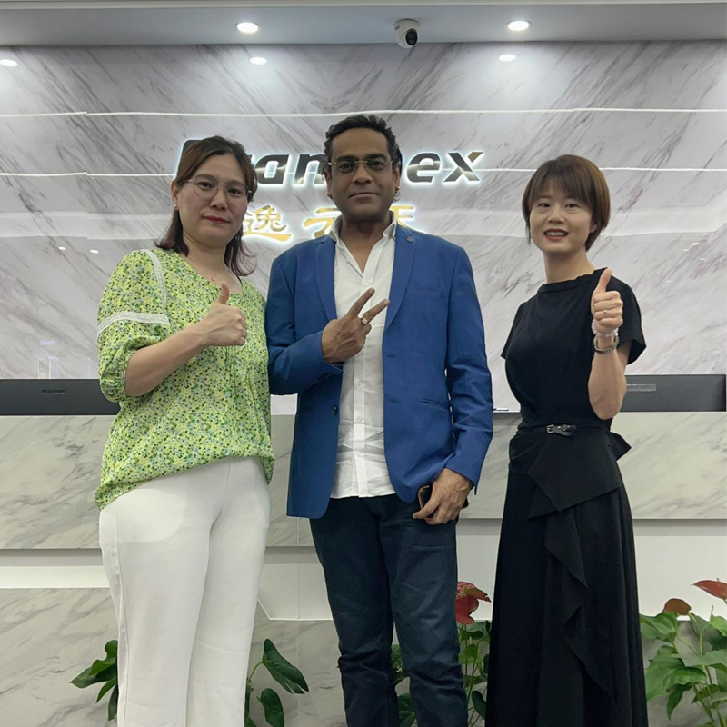 印度客戶慕名來訪逸云天，洽談空氣質量監測項目合作!