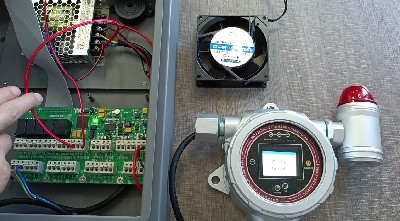 氣體報警控制器 MIC2000聯(lián)動風機操作視頻