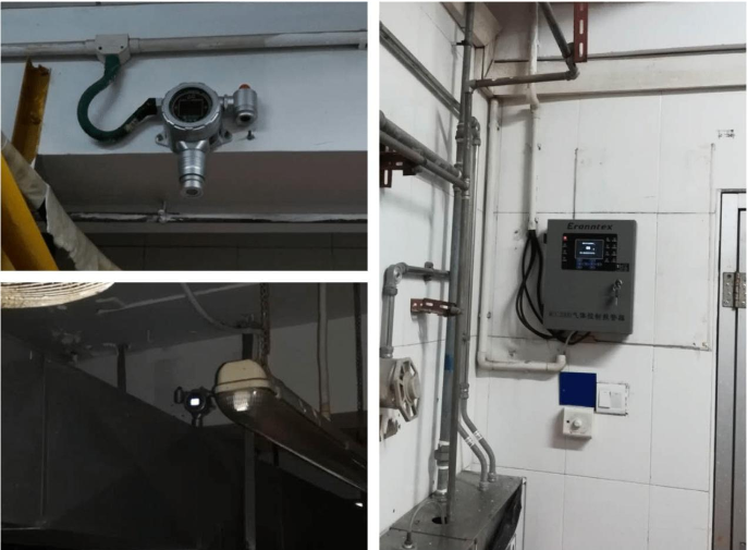 學校廚房可燃氣體在線監測系統